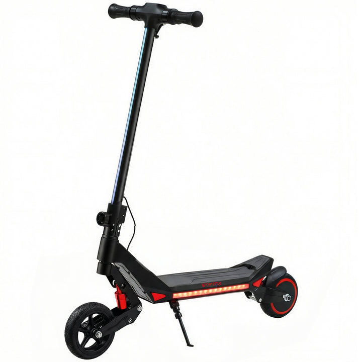 Electric Scooter for Kids, Foldable E Scooter for Age Age 6+ with LED 