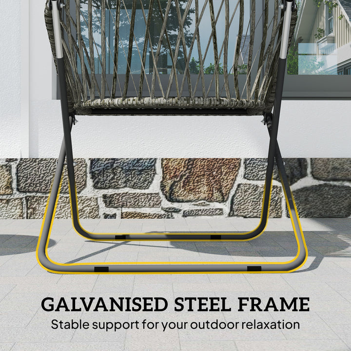 Patio Bistro Set, Folding Patio Furniture Set with 2 Chairs and Table,