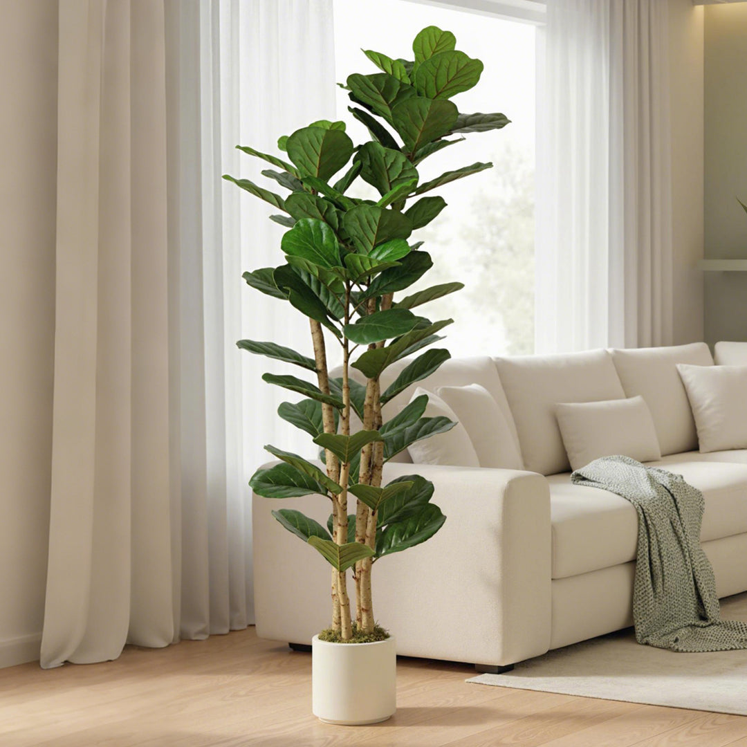 180cm Artificial Fiddle Leaf Fig Tree - Green