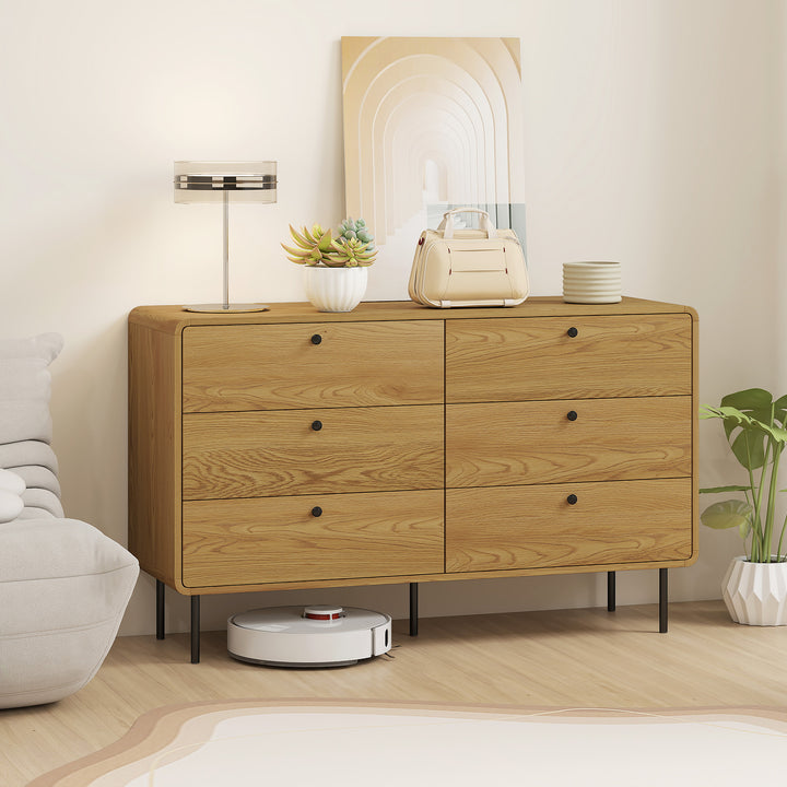 Chest of Drawers, 6 Drawer Dresser