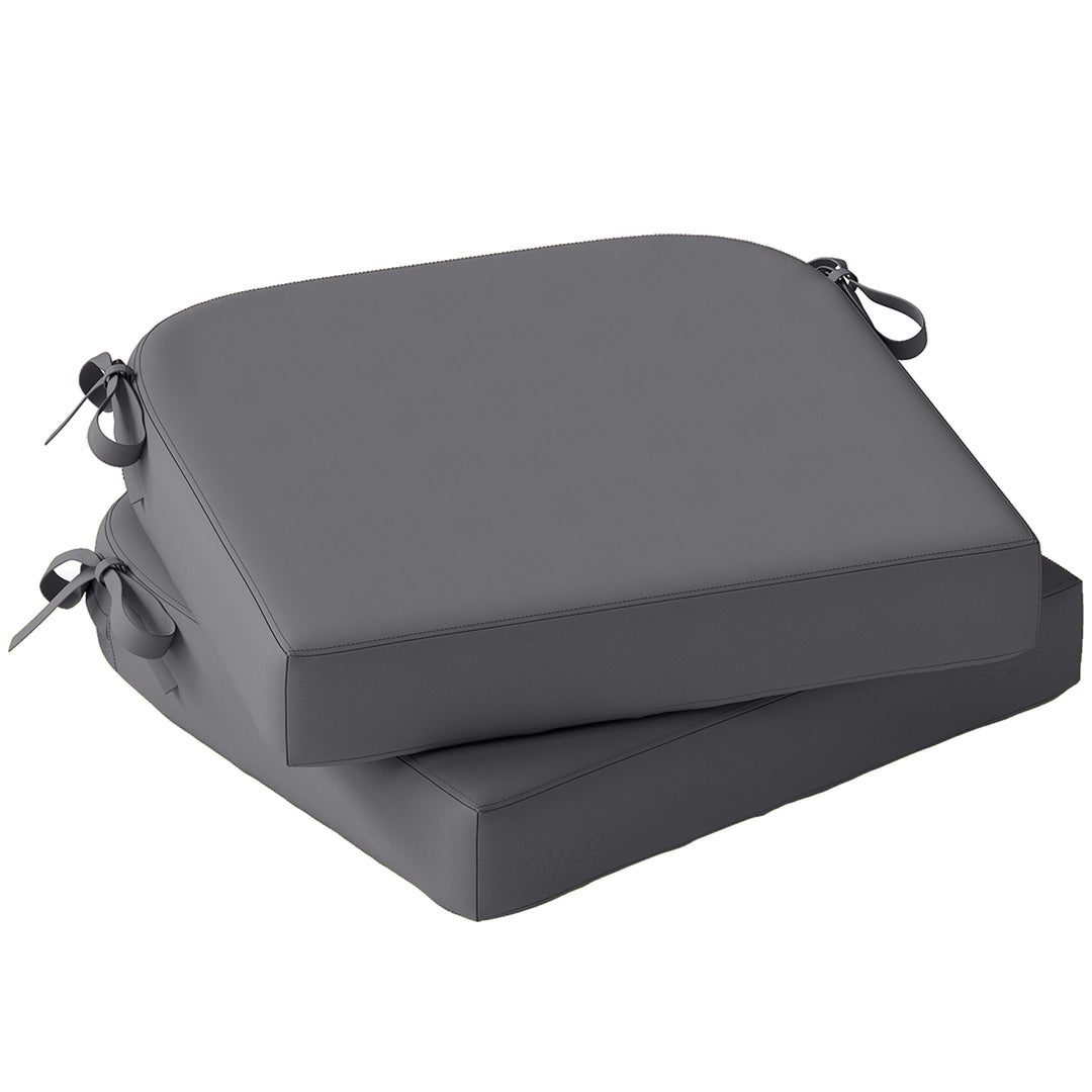 Outdoor Chair Seat Cushions Set of 2, Garden Chair Cushions with 7cm T
