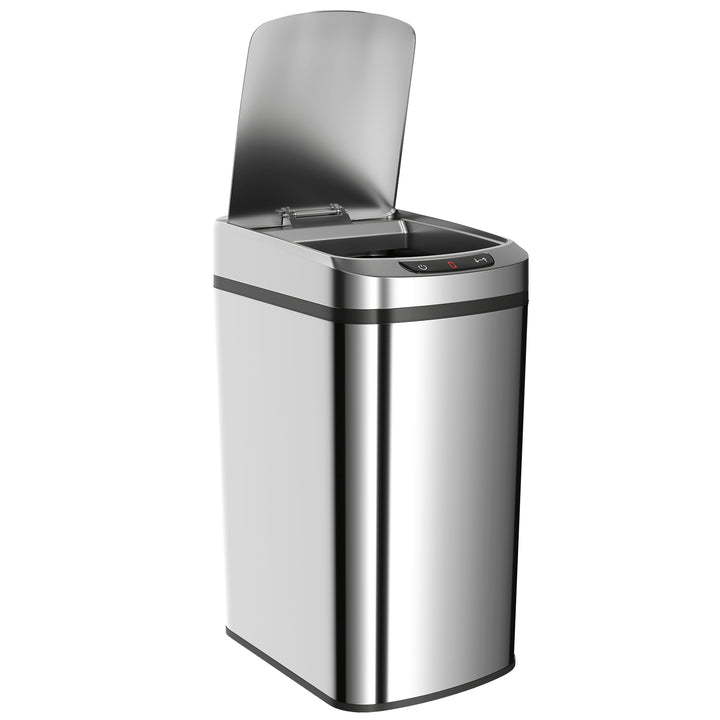 12L Sensor Bin, Automatic Touchless Motion Sensor Kitchen Bin with Fingerprint Resistant Stainless Steel