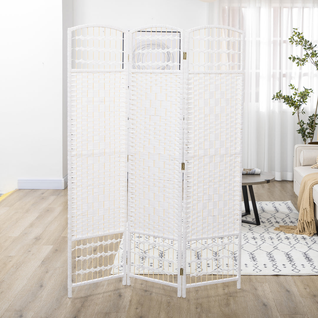 3 Panel Folding Room Divider, Privacy Screen, Paravent Partition Separ