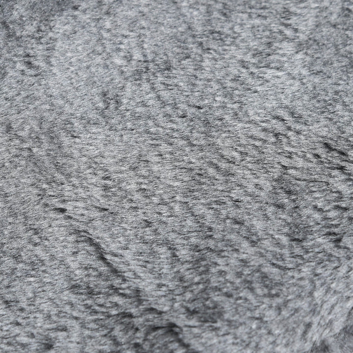 Four-Step Dog Stairs, with Washable Plush Cover, for High Bed Sofa, Dog Stairs for Small Dog and Cat - Light Grey