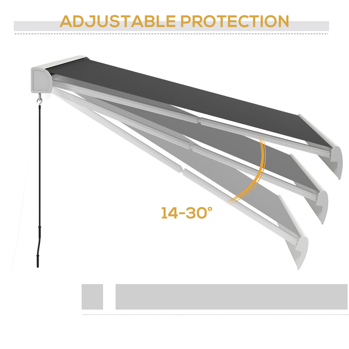 2.5 x 3m Electric Cassette Awning, with Remote - Grey