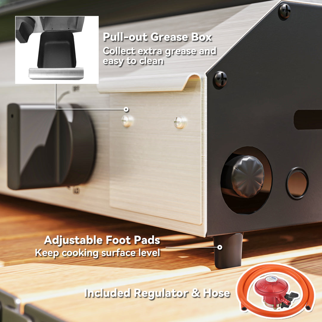 Four Burner Portable Gas Grill