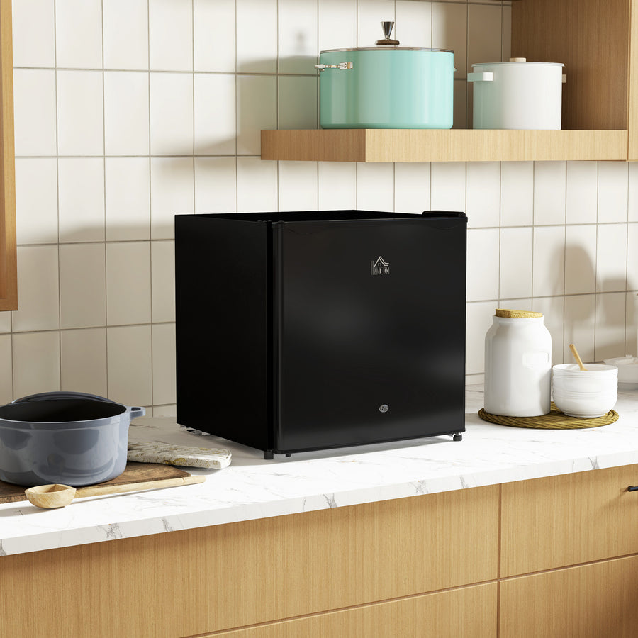 46 Litre Lockable Countertop Fridge - Black