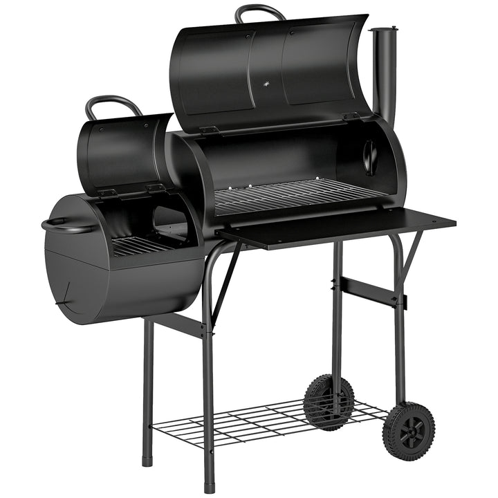 Barbecue Grill Portable Outdoor Charcoal BBQ Grill with Offset Smoker 