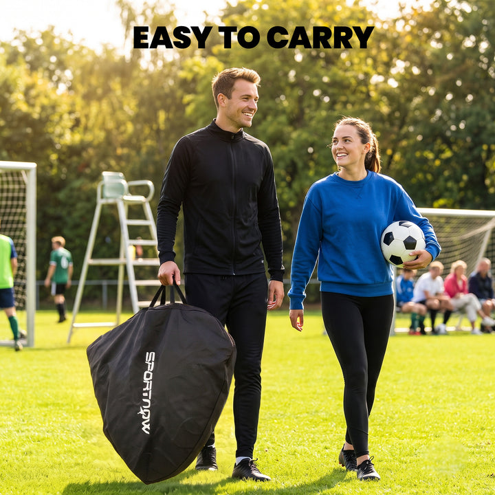 Pop Up Football Goal, Portable Folding Football Net with Carry Bag, 4 