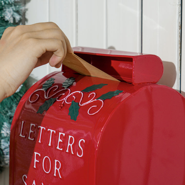 A5 Christmas Letter Postbox - Red/White