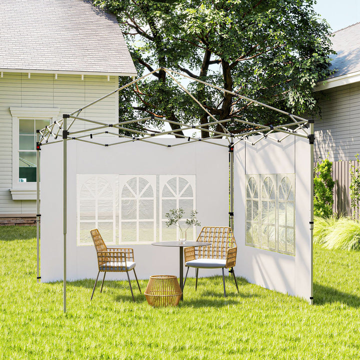 Gazebo Side Panels, Sides Replacement with Window for 3x3(m) or 3x4m P