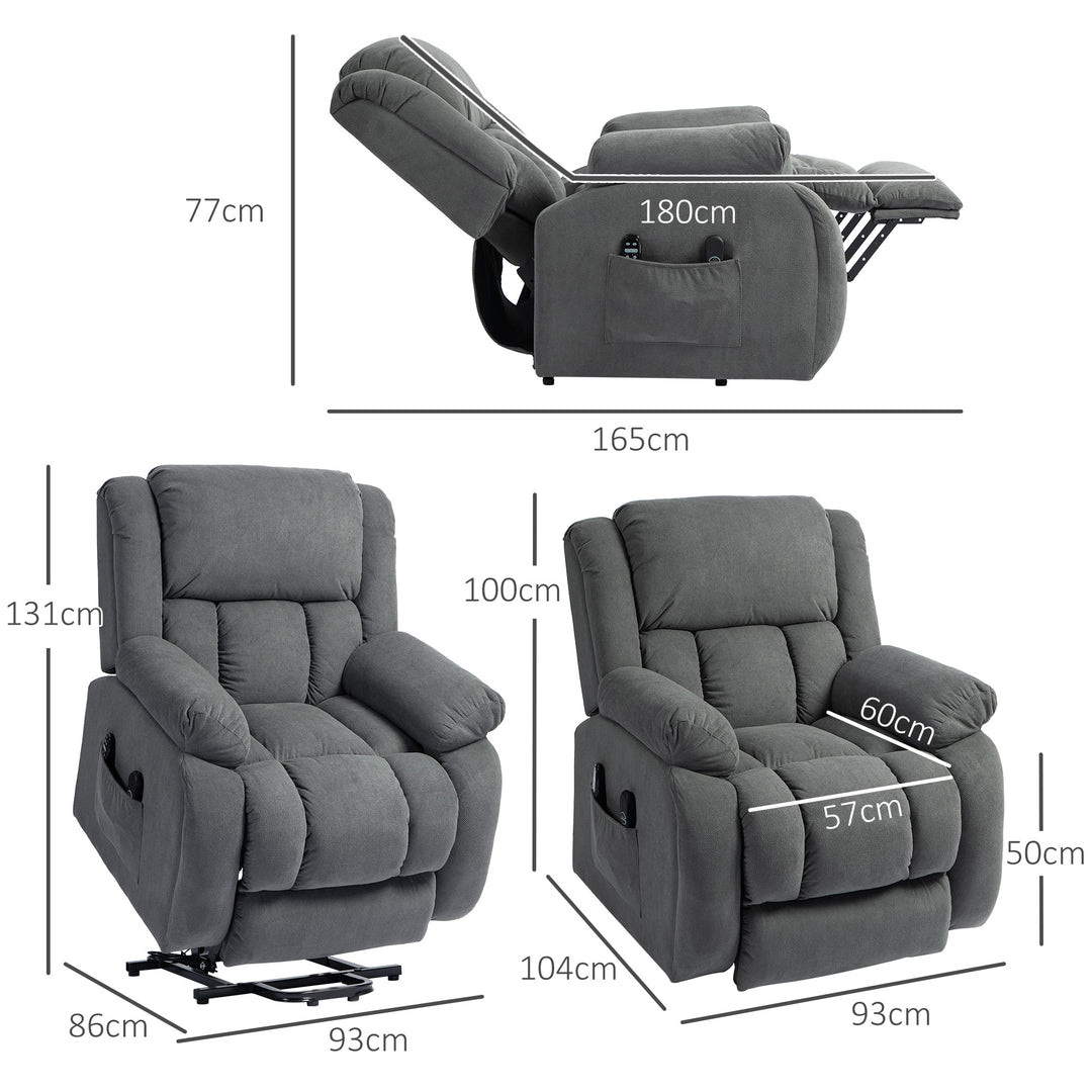 Recliner Armchair Lift Chair, Electric Recliner Chair with Vibration M