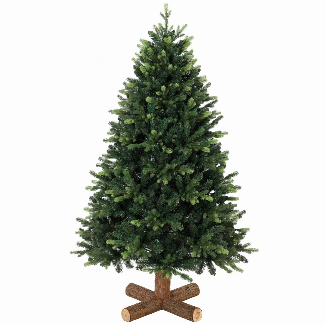 Artificial Christmas Tree, Hinged Xmas Tree with 1620 PE &amp; PVC Branch