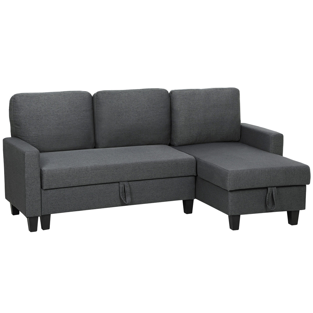MCL Three-Seater Storage Sofa Bed -  Charcoal Grey