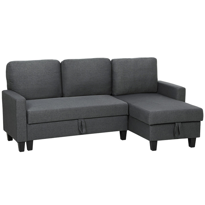 MCL Three-Seater Storage Sofa Bed -  Charcoal Grey