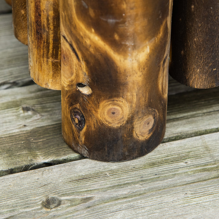 MCL 52L Raised Flower Bed Wooden Rectangular Planter Container Box Herb Pot Flower Pot 78L x 35W x 30H (cm)