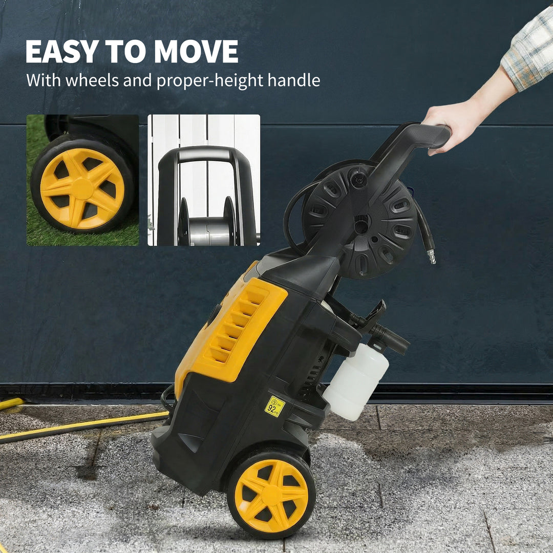 2200W High Pressure Washer, 170 Bar Pressure Washer with Adjustable No