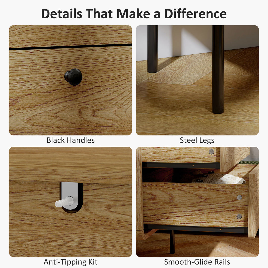 Modern Chest of Drawers with 4 Drawers