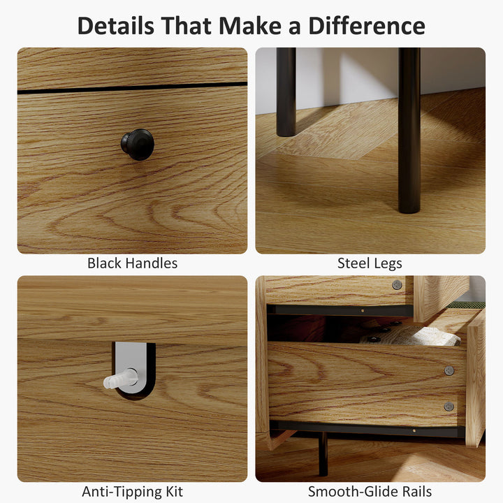 Modern Chest of Drawers with 4 Drawers