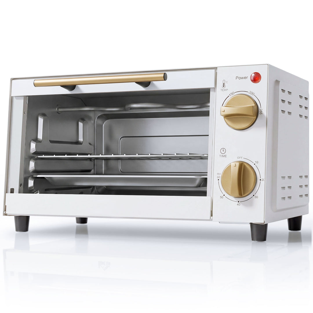 Mini Oven, 9L Countertop Electric Grill, Toaster Oven with Adjustable 