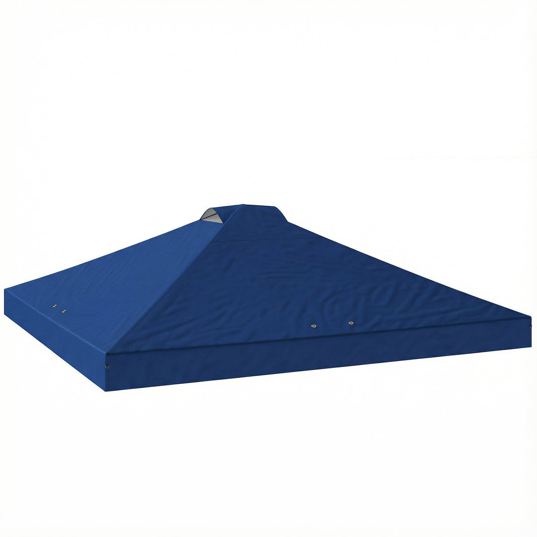 Gazebo Roof Replacement UV50+ Waterproof Pop Up Canopy Cover with 8 Dr