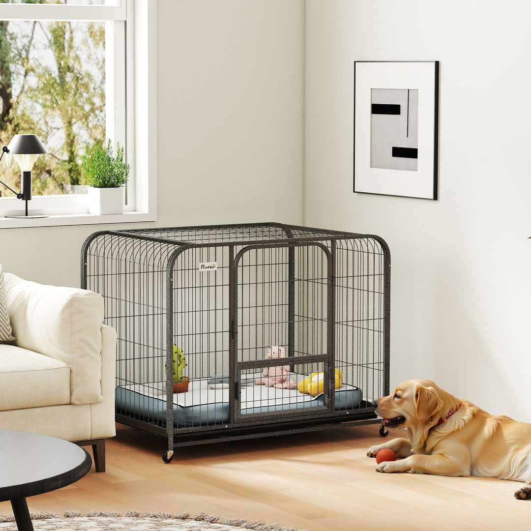 Heavy Duty Dog Crate,109 x 72 x 85 cm, Large Dog Cage for Small to Lar