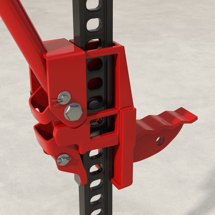 3 Tonne Farm Jack, 48" High Lift Jack for 4x4 Tractors Trucks Agricultural Lifting, Red