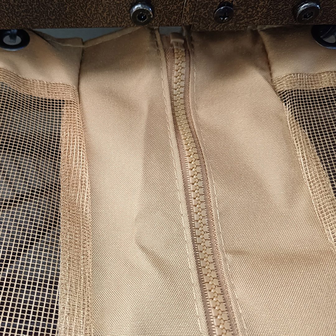 MCL 3 x 3(m) Metal Hardtop Gazebo, with Curtains and Accessories - Brown