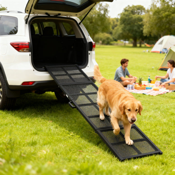 191 x 20cm Dog Ramp for Car, Extra Long Pet Stairs with Non-Slip Surface, for Large Dogs