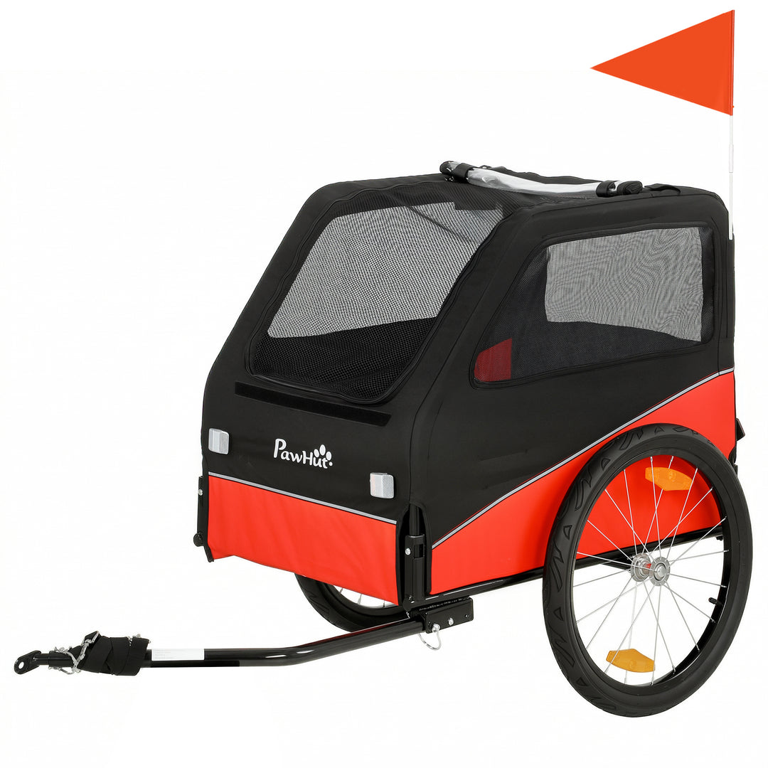 Dog Bike Trailer, Dog Cart Bicycle Carrier for Small and Medium Pets w