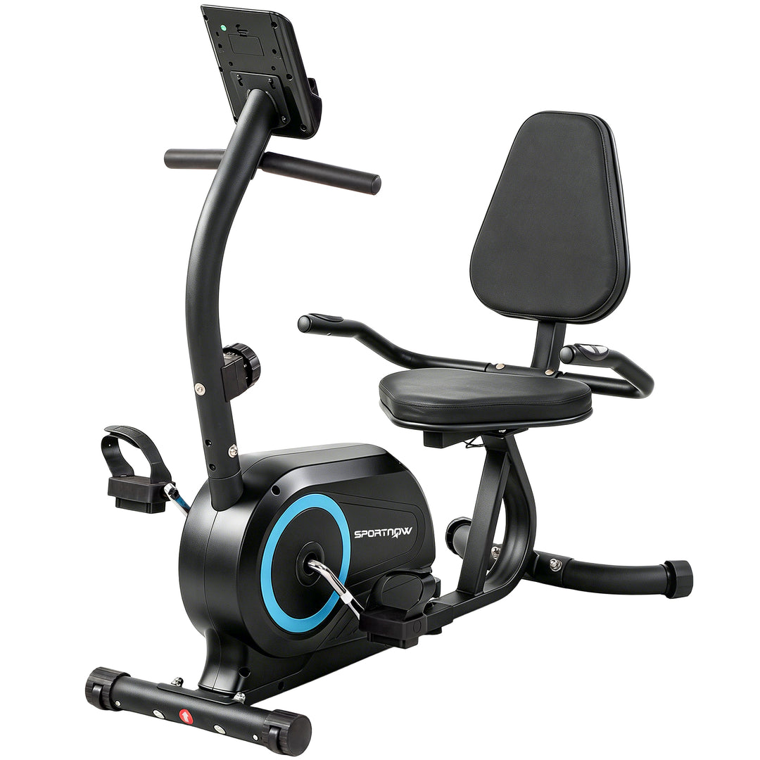 Recumbent Exercise Bike for Home, Stationary Bike with Bluetooth, App 