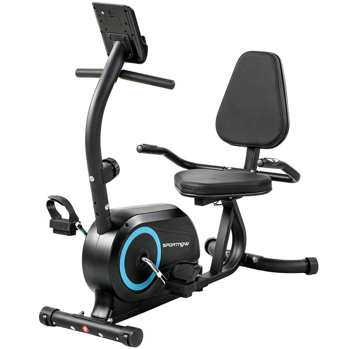 Recumbent Exercise Bike for Home, Stationary Bike with Bluetooth, App 