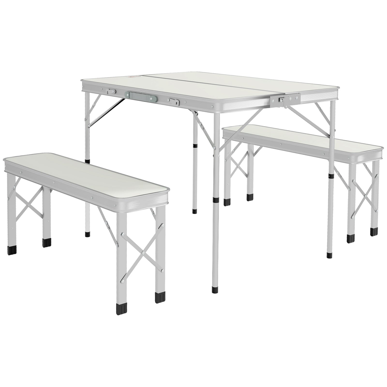 Three-Piece Aluminium Folding Picnic Table and Bench Set