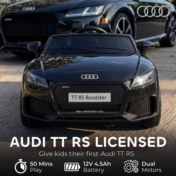 12V Audi TT RS Licensed Electric Car, Electric Ride On Toy with - view 4