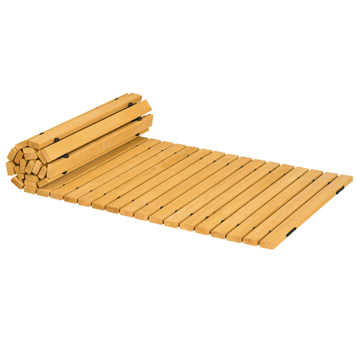 Rollable Wooden Garden Pathway Weather-Resistant Walk Way for Wedding 