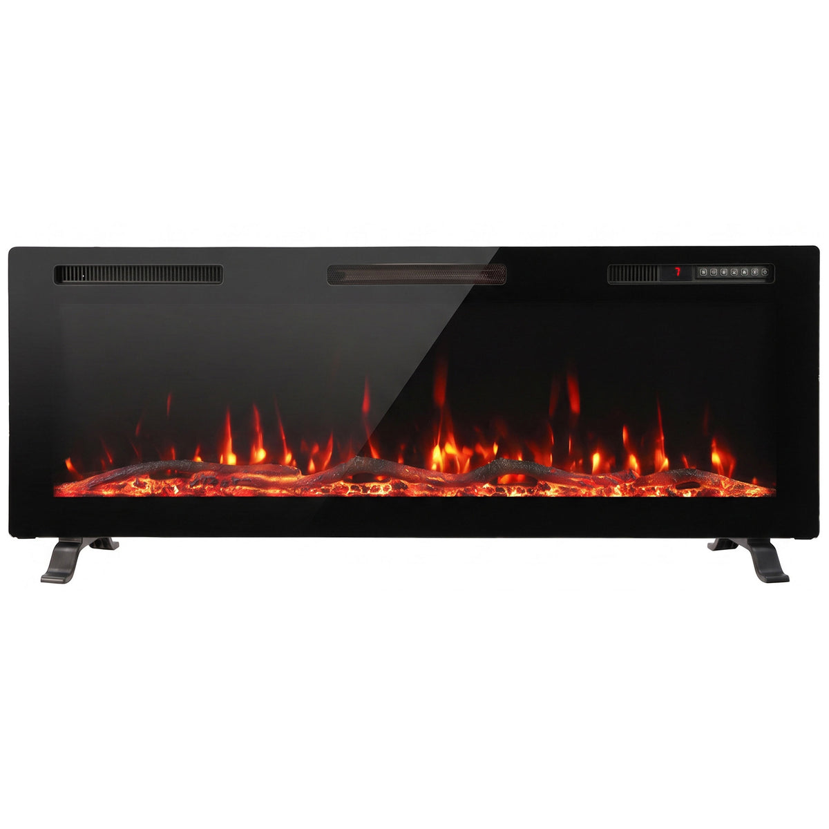 3 IN 1 Slim Electric Fire, Wall Mounted/Recessed/Freestanding