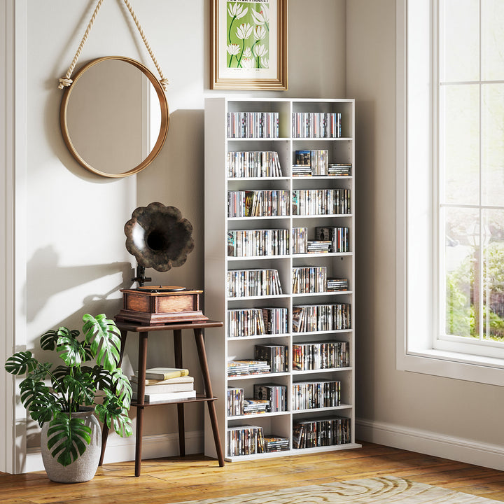 640 CD Storage Tower - White