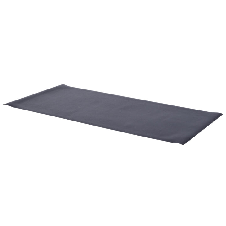 HOMCOM Equipment Mat for Gym Fitness, Thick Non-Slip Floor Protector for Treadmill, Exercise Bike | Aosom UK