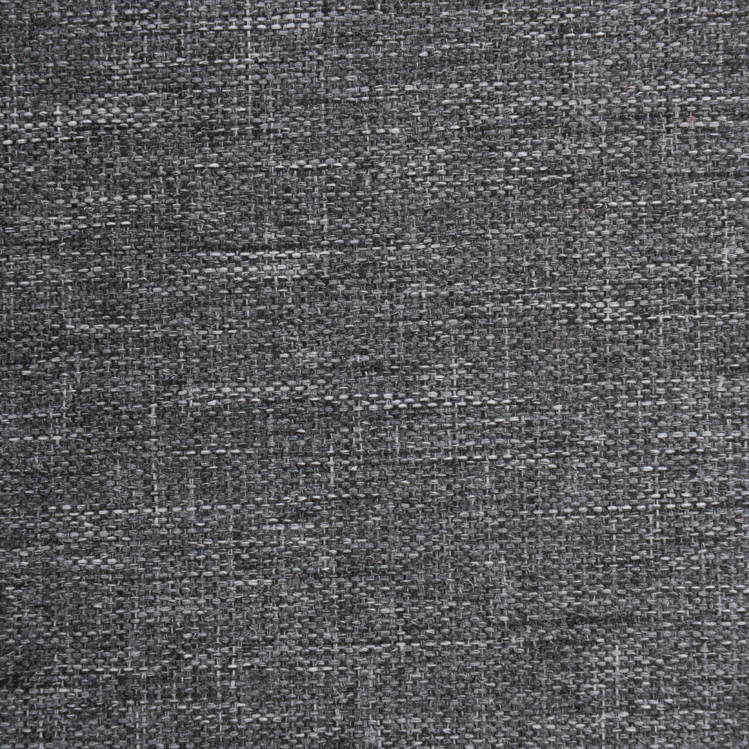 MCL Armless Rattan Garden Chair, Outdoor Rattan Chair with Cushions, PE Wicker Garden Furniture with Steel Frame, Adjustable Footpads for Garden, Terrace, Deep Grey