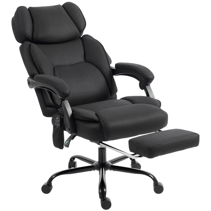 High Back Vibration Massage Office Chair Heated Reclining Computer Cha