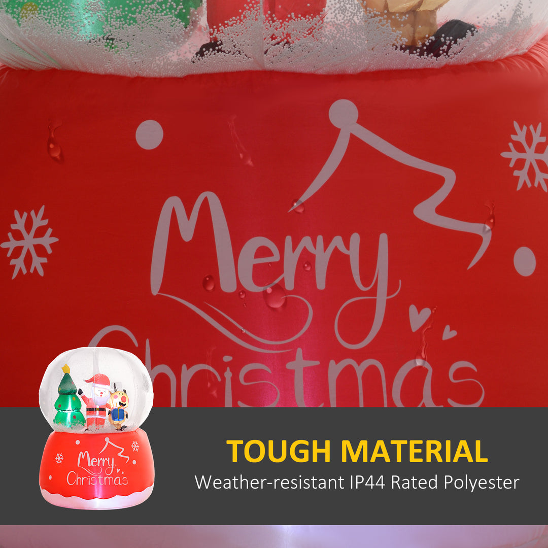 5.5ft Inflatable Snow Globe Christmas Decoration
