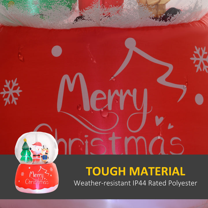 5.5ft Inflatable Snow Globe Christmas Decoration