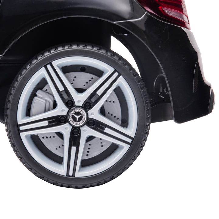 MCL Benz SLC 300  Licensed 12V Kids Electric Ride On, with Music, Remote Control, LED Headlights, Horn, Black