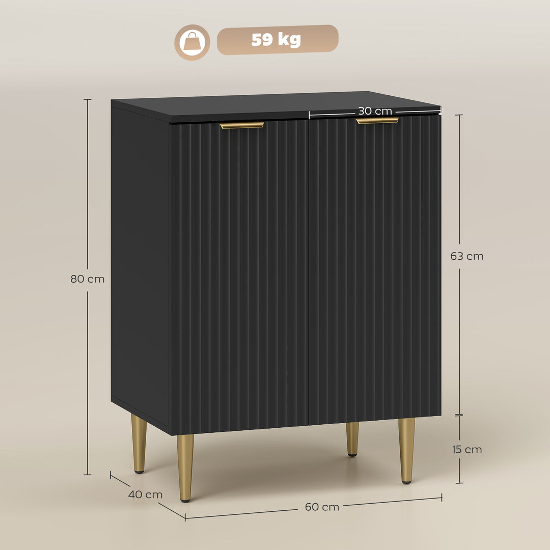 MCL Adjustable Shelf Sideboard - Black