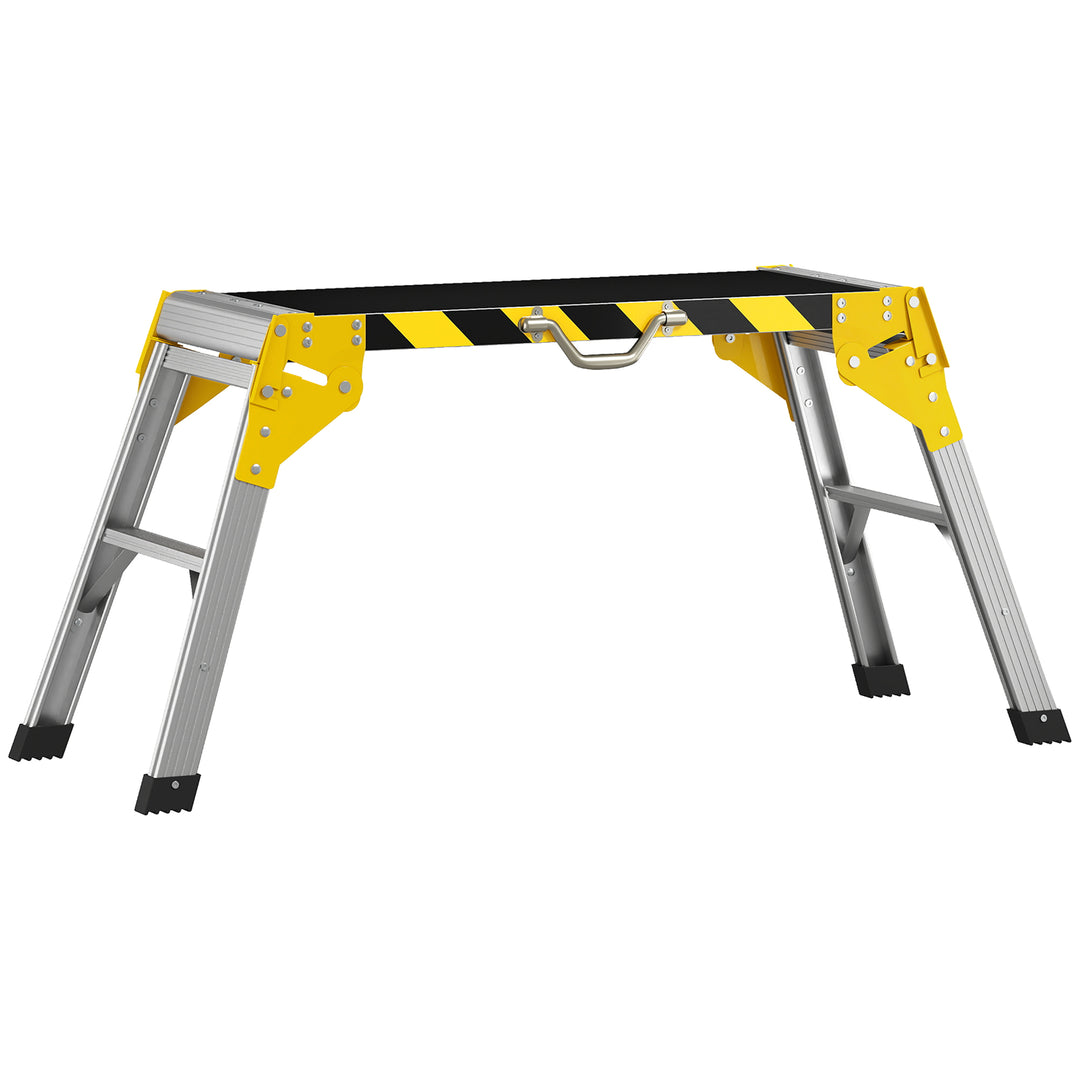 Work Bench, Foldable Aluminium Alloy Tool Stand with Handle, Non Slip,