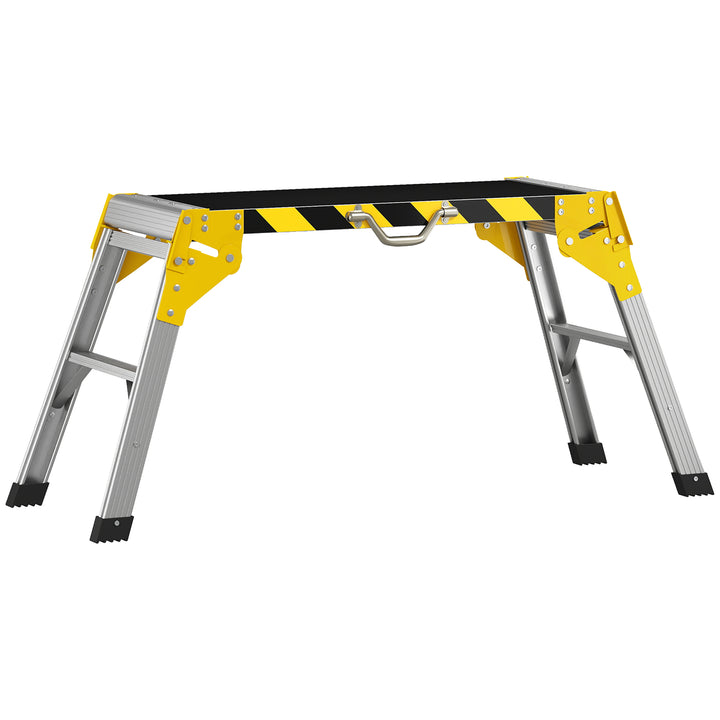 Work Bench, Foldable Aluminium Alloy Tool Stand with Handle, Non Slip,