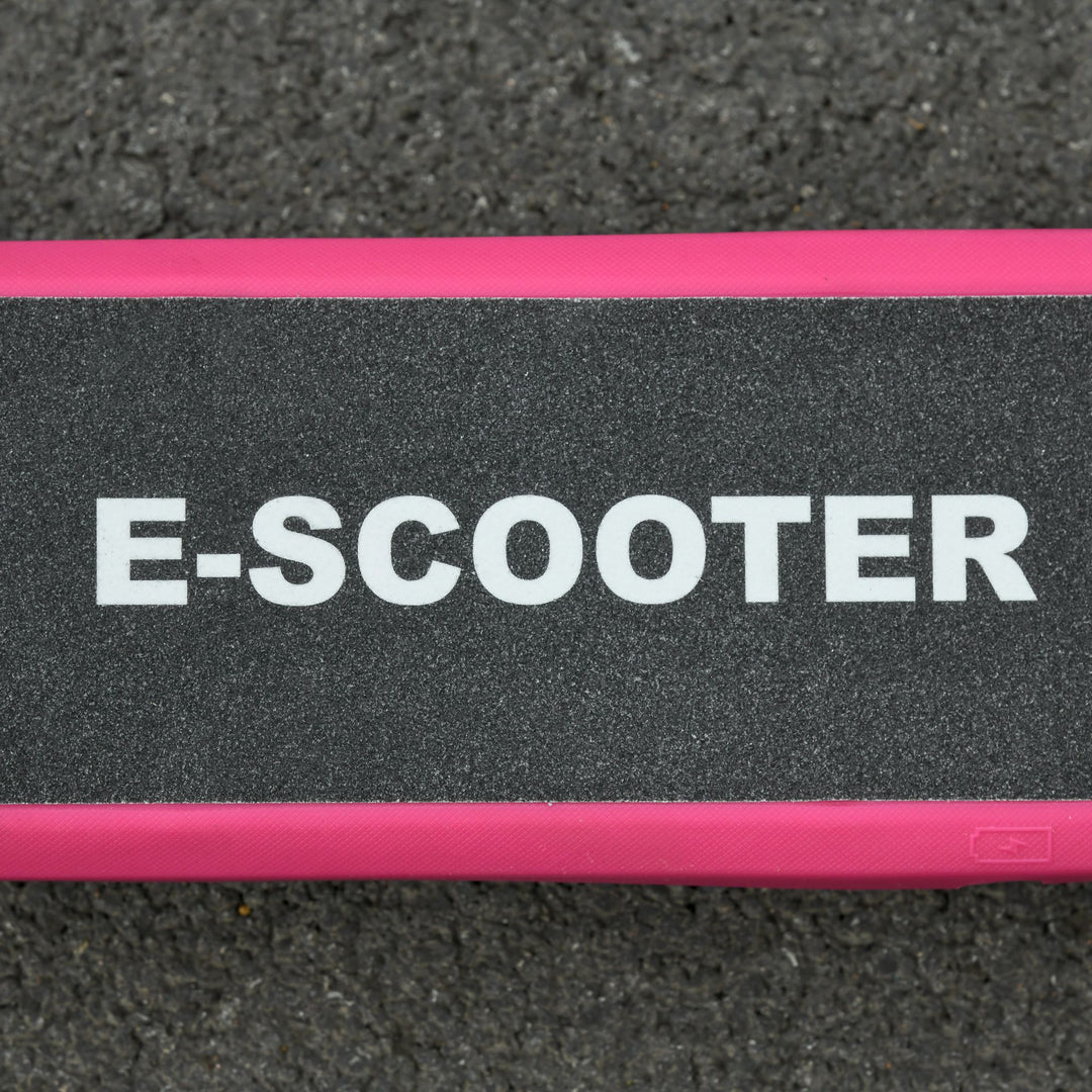 Electric Scooter, 120W Motor E-Scooter, Adjustable Height, Rear Brake for Ages 6+ Years - Pink