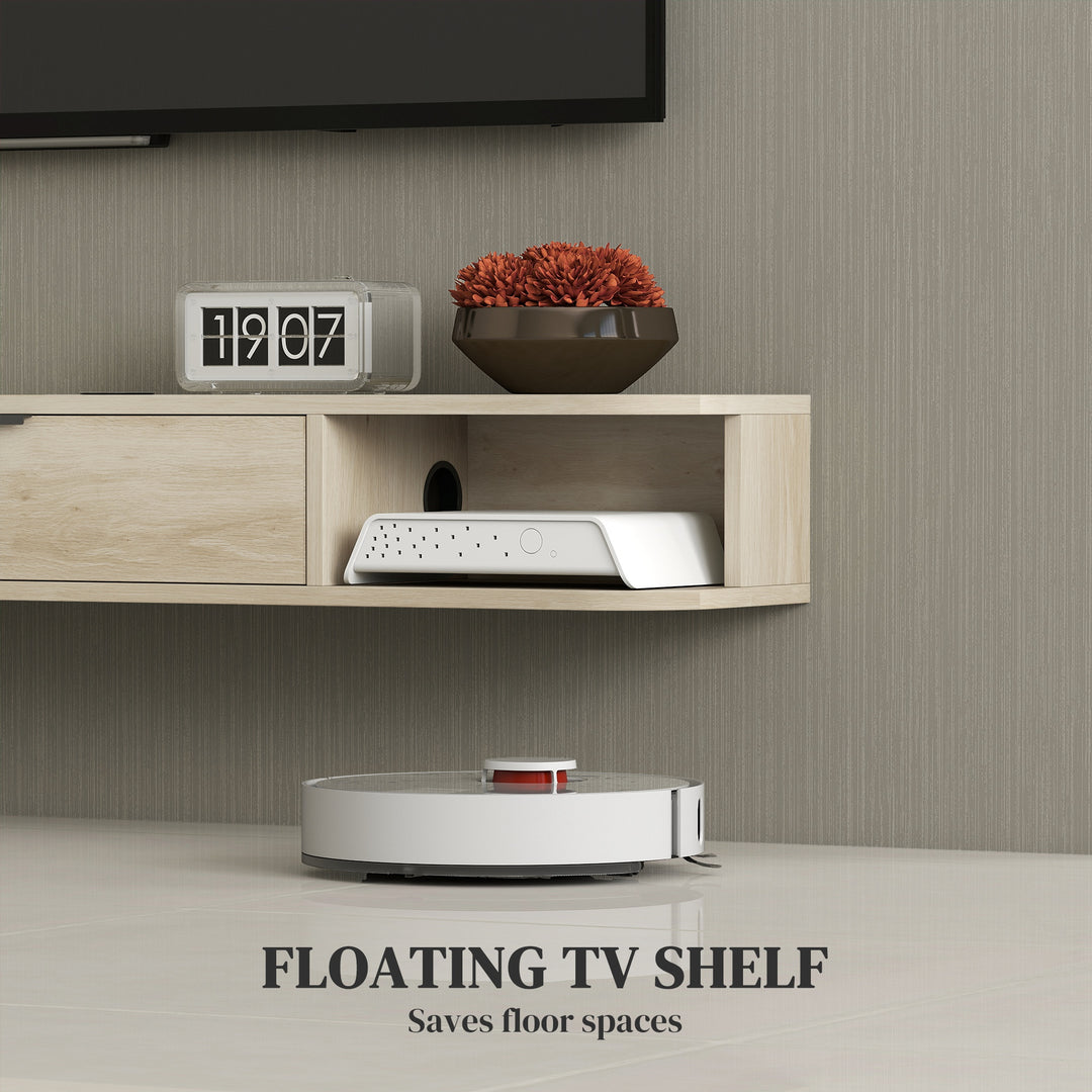 MCL 120 cm Floating TV Unit for TVs up to 50 Inch - Natural