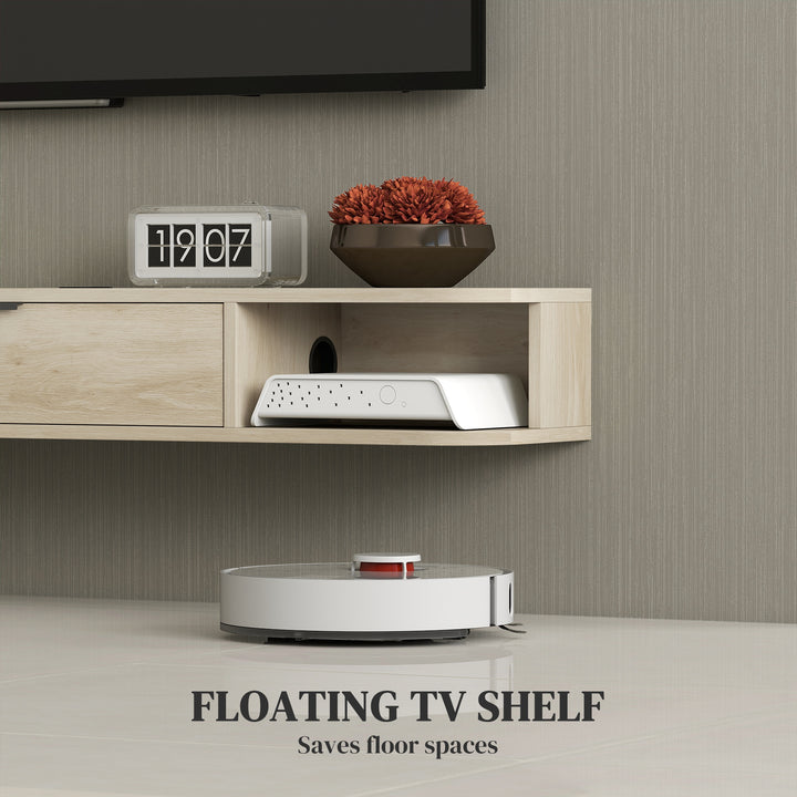 MCL 120 cm Floating TV Unit for TVs up to 50 Inch - Natural