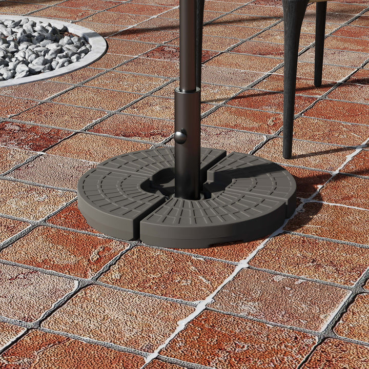 Set of 4 Fillable Parasol Weights - 100kg